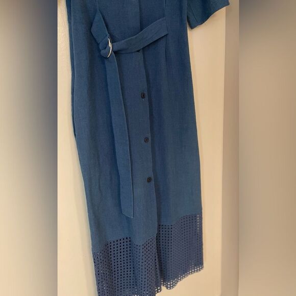 Caron Callahan Mattie dress indigo pique - Picture 15 of 16